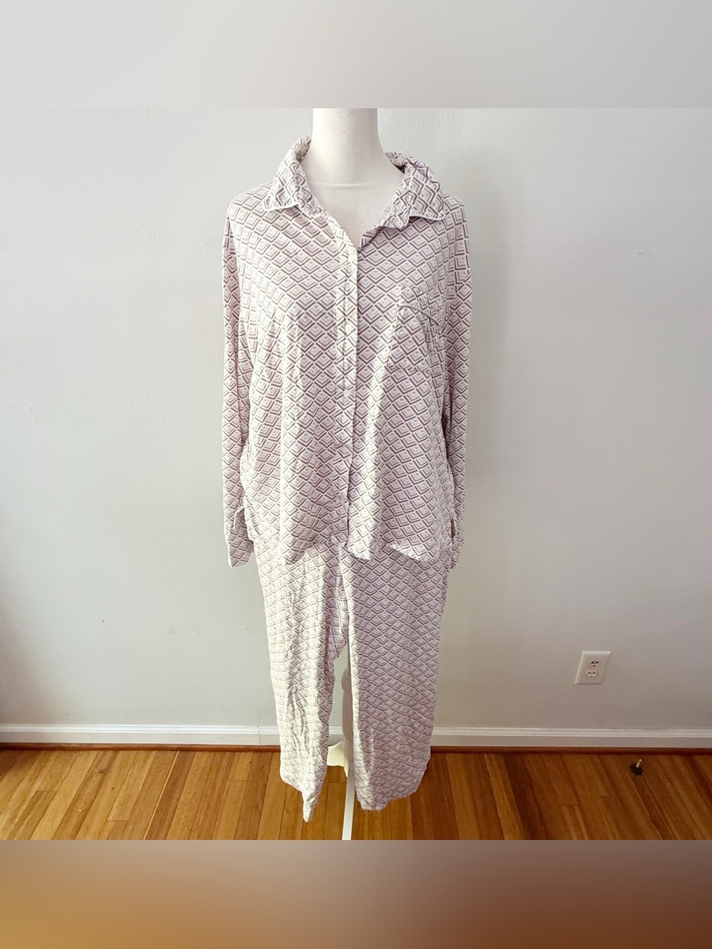 Haven Well Within Women Organic Cotton Pajama Set XL Sustainable Crunchy Comfy